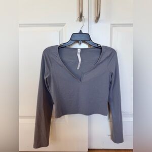 Lululemon Notch-Neck Crop Top